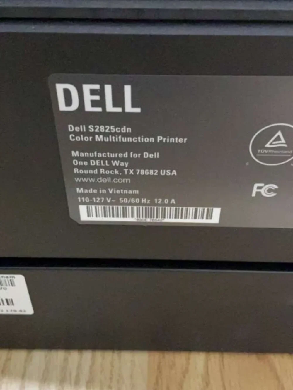 Dell S2825cdn Color Laser Multifunction Printer Copier Scanner Fax ADF Open Box